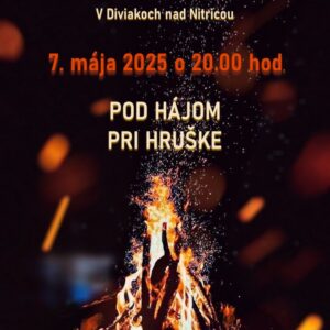 Pálenie vatry 7. mája 2025 o 20:00